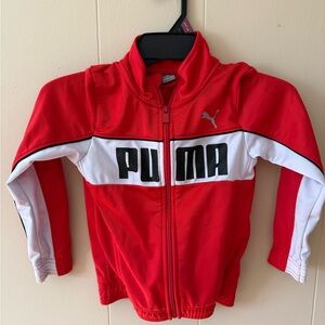 PUMA Red Zip-Up Hoodie